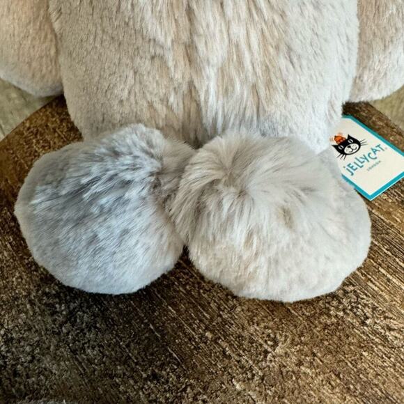 Jellycat Original Bashful Grey Bunny NEW FAST SHIP Medium - Picture 4 of 9